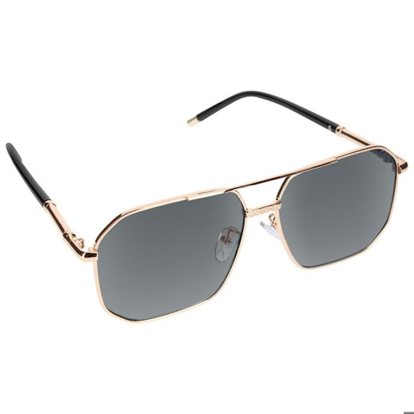 Aviator Solbriller CV3062 Mørke UV400 Sort / Guld Svart