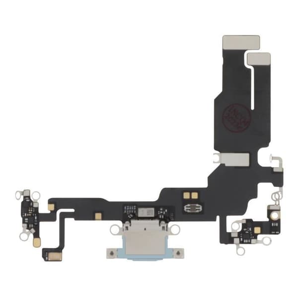 Ladeconnector - AVIZAR - iPhone 15 - USB C - Indbygget Mikrofon - Lyseblå Blå