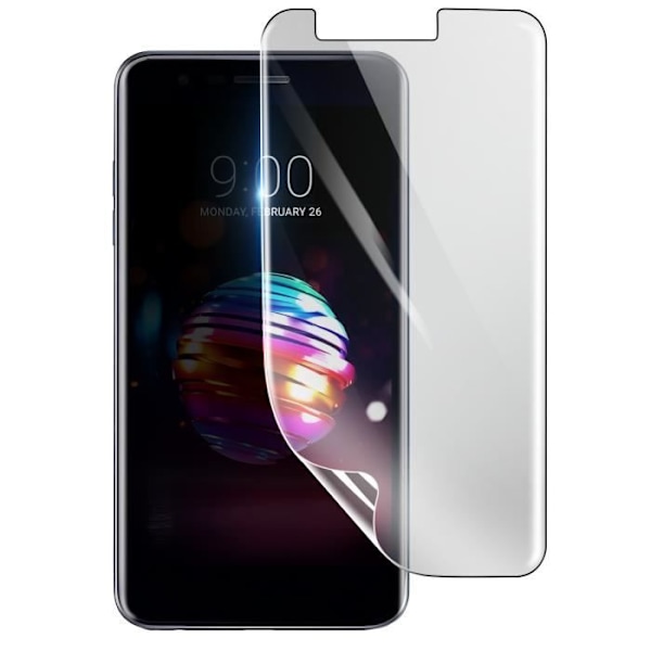 Skärmskydd - 3MK - LG K10 2018 - Stötsäker Hydrogel - Transparent - Reptålig Transparent