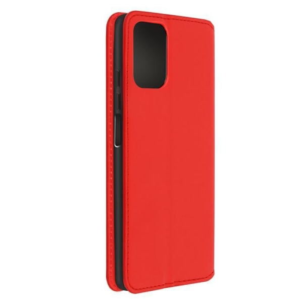 Housse - Xiaomi - Redmi Note 10 / Note 10s - Ekologisk läder - Röd - Videostöd Röd