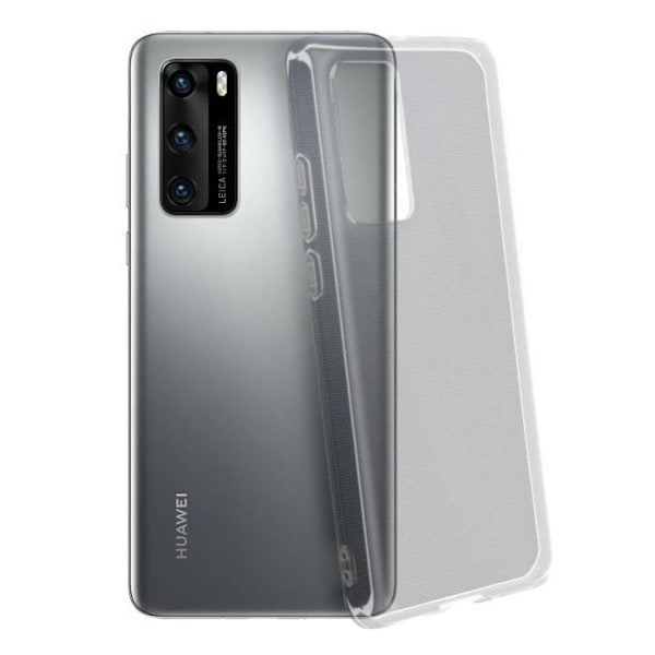 Etui - AVIZAR - Huawei P40 - Fleksibel silikone - Ultratynd - Gennemsigtig Hvid Vit