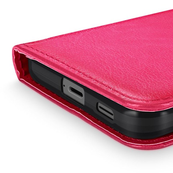 Étui til Samsung Galaxy S25 Edge Klap Portemonnaie Støtte Mayaxess Rosa Rosa
