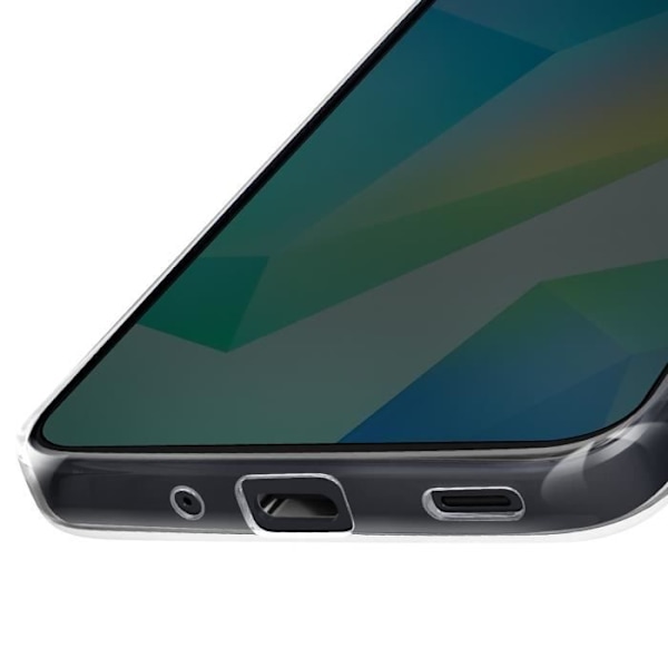 Samsung Galaxy A16: Ohut, kevyt, läpinäkyvä silikonikuori Transparent