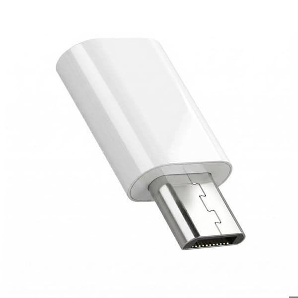 Mini USB-C -adapteri Micro-USB:lle latausta ja synkronointia varten Blue Star Hopea
