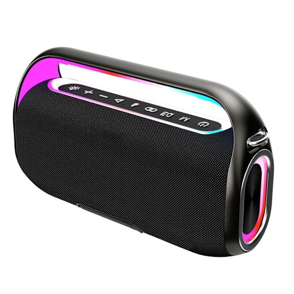 Bluetooth-højttaler med mikrofon, bærbar, 13 timers driftstid, Swissten, sort Svart