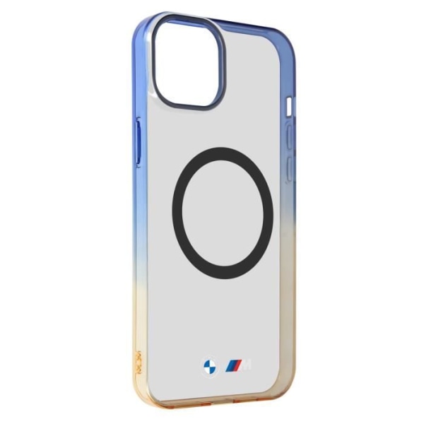 MagSafe Fodral för iPhone 15 Silikon Gel Gradient Design BMW Blå