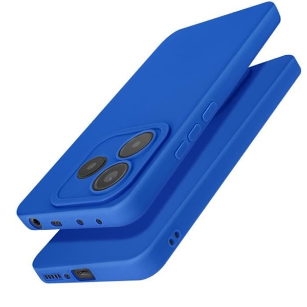 Skyddsskal för Xiaomi Redmi Note 14 5G Mjuk silikon Kamerablock Skydd Blå Blå