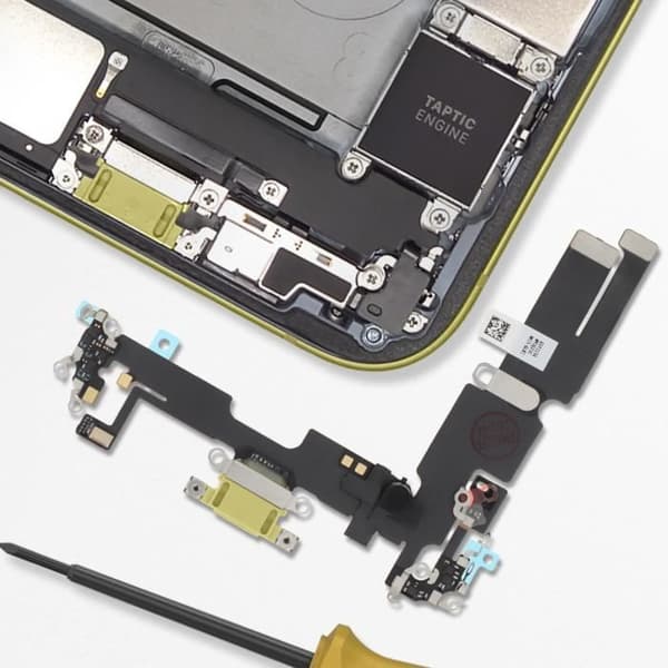 Lightning Charge Connector til Apple iPhone 14 Plus Relife Gul Gul