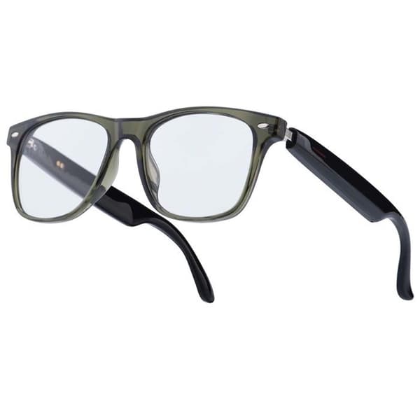 Smart Briller - AVIZAR - Model Sirius - Fotochromatiske Linser - Sort / Grøn - Knoledledning Grön