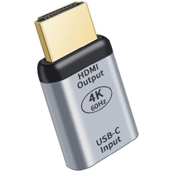 USB-C typ C hona till HDMI HDTV-adapter 4K 60Hz 1080p för surfplatta, telefon och bärbar dator[L521]
