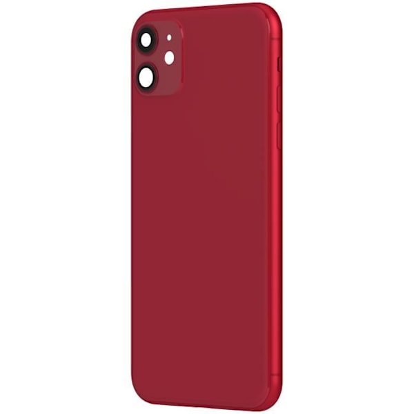 iPhone 11 Chassi - AVIZAR - Röd - Bakre glasbyte - Estetisk reparation Röd