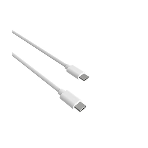 USB-C till USB-C 3A PD 20W Laddning och Synkronisering Collection POP 1,5m Jaym Vit Vit