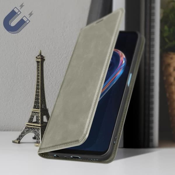 Plånboksfodral - AVIZAR - Realme 9 Pro/9 5G - Soft Touch - Magnetisk - Videostöd Grå