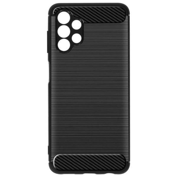 Kotelo Samsung A04s, A13 4G ja A13 5G Soft Carbon Harjattu Effect Black Svart