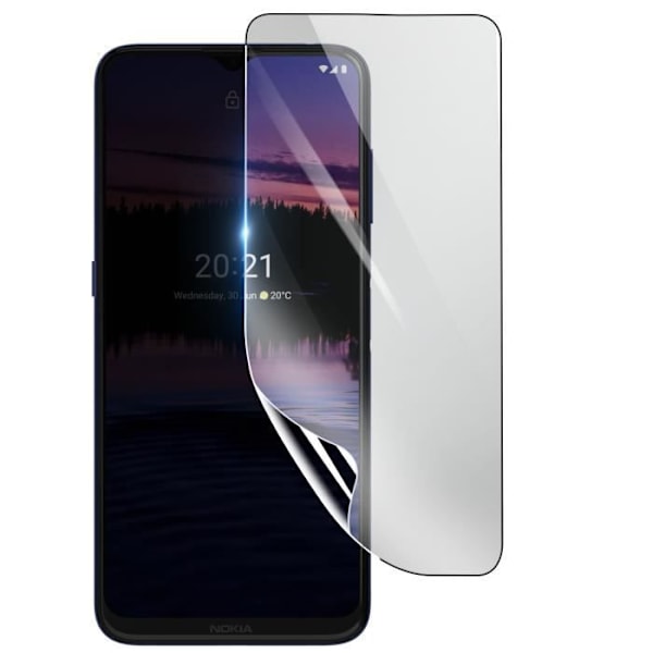 Suojakalvo - 3MK - Nokia G20 - Iskunkestävä Hydrogeeli - Läpinäkyvä - Naarmuuntumaton Transparent