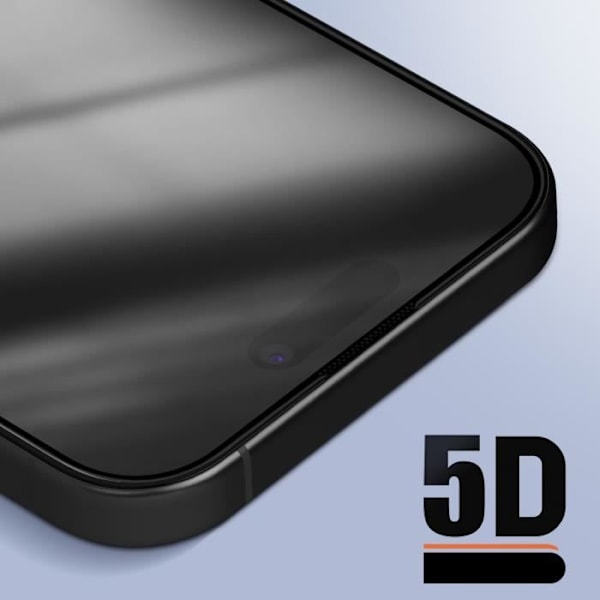 Härdat glas för iPhone 16 Pro Hårdhet 9H Fullt lim 5D Transparent Transparent
