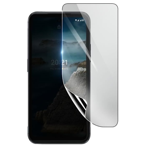 Skärmskydd - 3MK - Nokia XR20 - Stötsäker Hydrogel - Genomskinlig - Reptålig Transparent