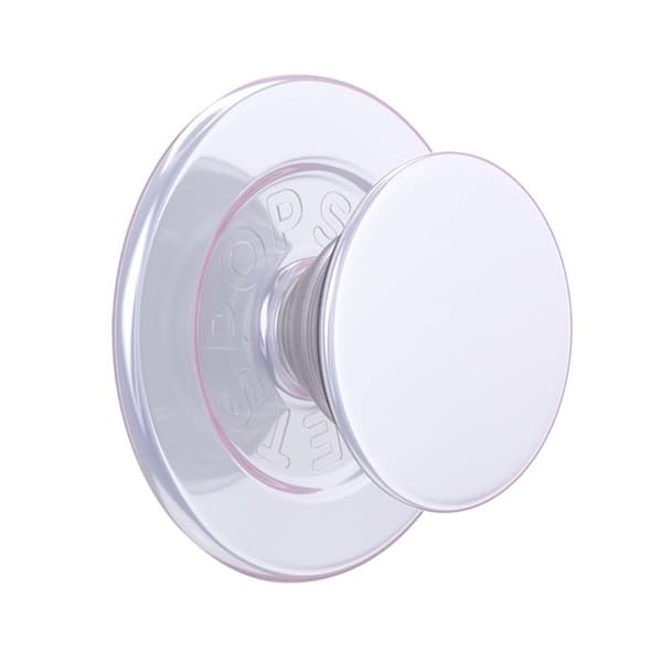 Stöd Smartphone PopGrip MagSafe Funktion Ställ och Selfie Fäste Solid PopSockets Vit Vit