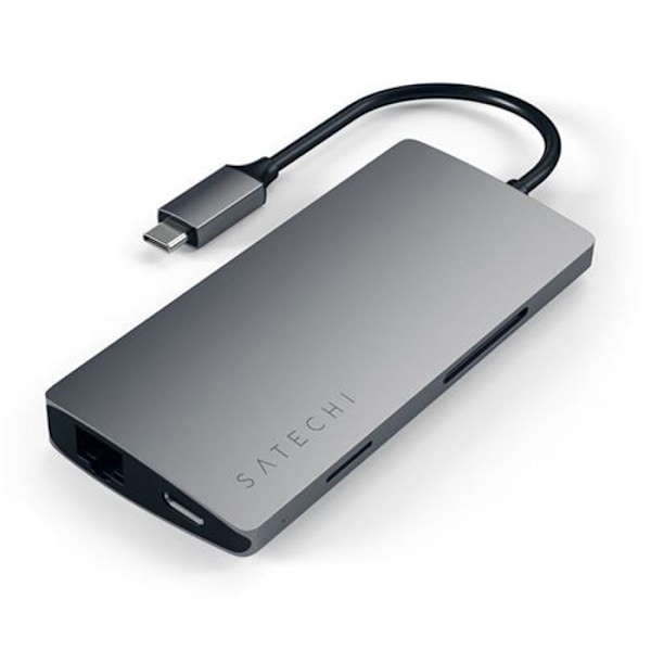 Satechi USB Hub 8 IN 1 USB-C HUB SIDERAL GRÅ