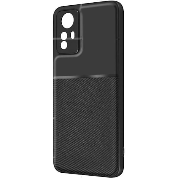 Taske til Xiaomi Redmi Note 12S - AVIZAR - Noble - Halvstiv - Stødsikker og ridsefast - Sort Svart