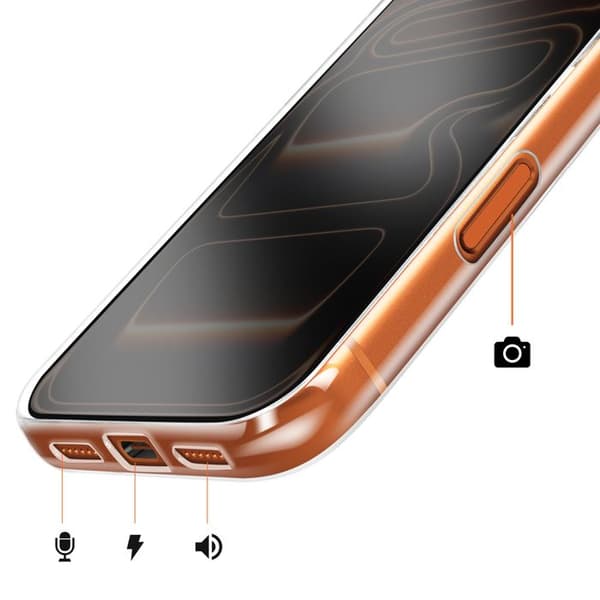 Cover til iPhone 17 Pro Max Model Liquid Crystal Kompatibel med MagSafe Spigen SGP Transparent Vit