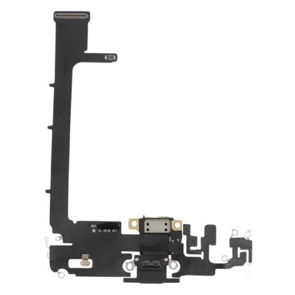 Laddningskontakt - AVIZAR - iPhone 11 Pro Max - Lightning Port - Integrerad mikrofon - Mörkgrön Grön