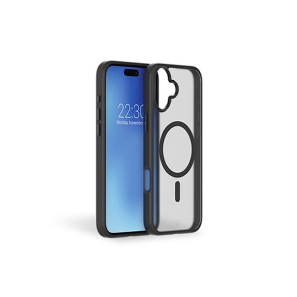 Forcecase MagSafe-kompatibelt förstärkt fodral för iPhone 16 Plus Frost Black Svart