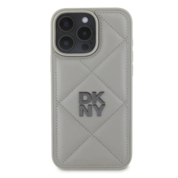Skyddande fodral för iPhone 16 Pro, vadderat DKNY, Grå