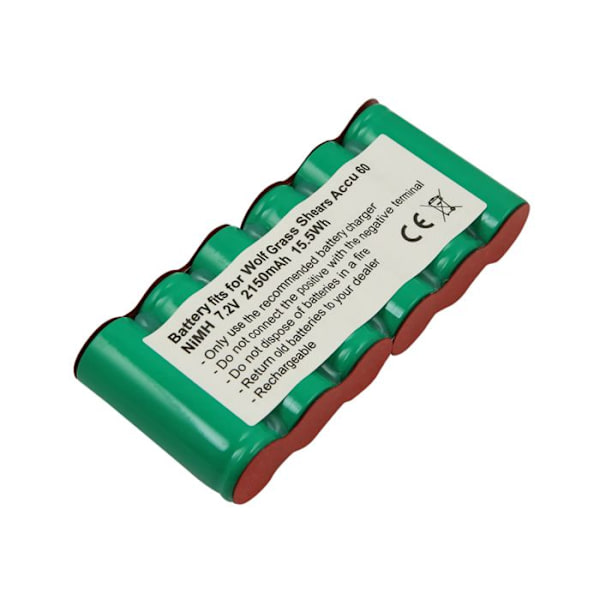 Batteri til Wolf Plæneklipper ACCU BS60 Ni-MH 7.2V 2150mAh 15.5Wh