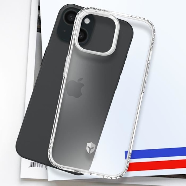 Skal till iPhone 15 - FORCE CASE - Förstärkt stötsäker Transparent Transparent