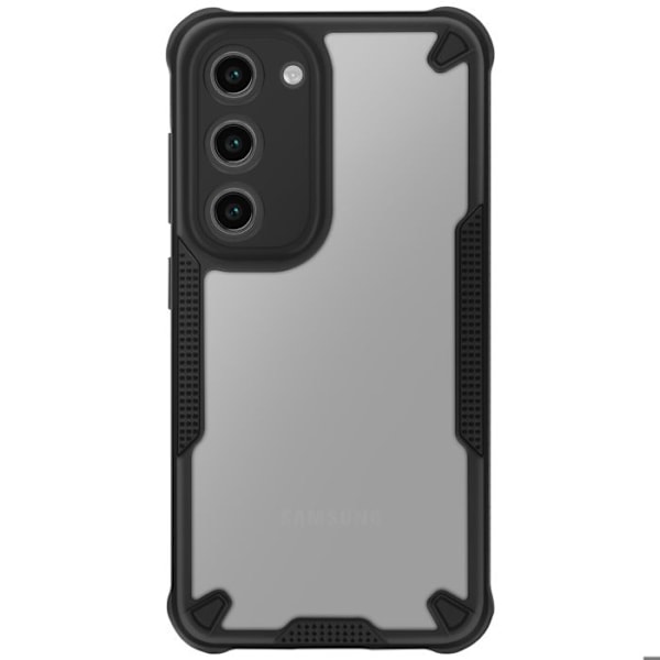 Stødabsorberende Cover til Samsung Galaxy S24 FE Mat Bagside Anti-fingeraftryk Sort Svart