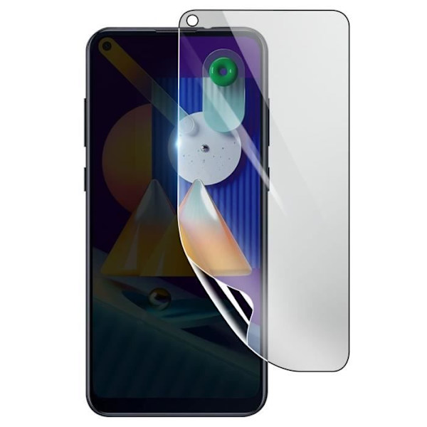 Näytönsuoja - 3MK - Samsung Galaxy M11 - Iskunkestävä Hydrogeeli - Läpinäkyvä - Naarmuuntumaton Transparent