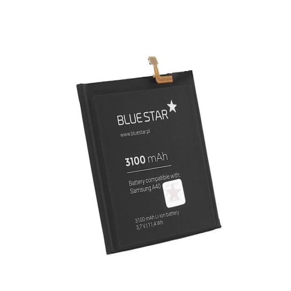 Udskiftningsbatteri Samsung Galaxy A40 3100mAh Li-Ion Blue Star Black