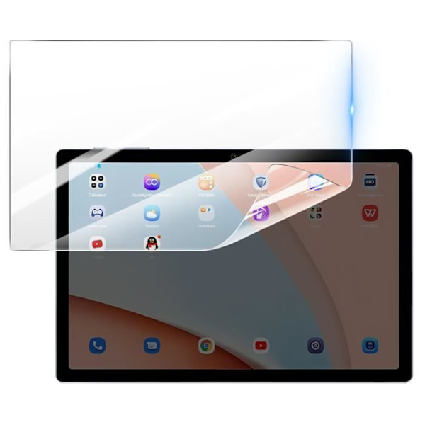 Skärmskydd - 3MK - Blackview Tab 15 - Stötsäker Hydrogel - Reptålig - Transparent Transparent