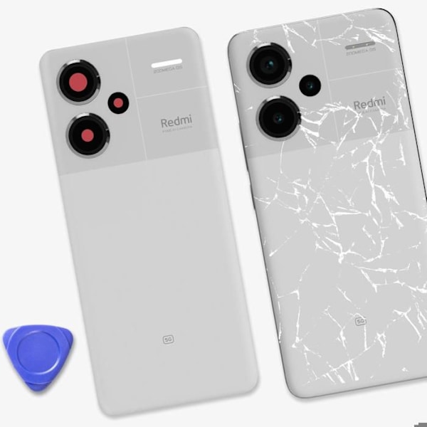 Bagcover til Xiaomi Redmi Note 13 Pro Plus Original Service Pack Xiaomi Hvid Vit