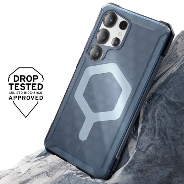 Samsung S25 Ultra Hunajakenno Läpinäkyvä Essential Armor UAG Sininen Blå