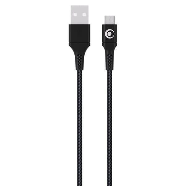 Ladnings- og datakabel - BIGBEN CONNECTED - USB-A til micro-USB - 1.2m - 10.5W - Sort Svart