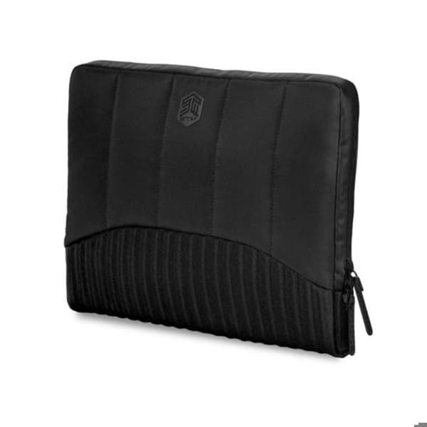 MacBook Pro 16" -kansi olkahihnalla ja taskulla, Dux-sarja, stm goods, musta