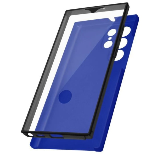 Samsung Galaxy S22 Ultra helfodral - AVIZAR - Mjuk - Syntet - Blå Blå