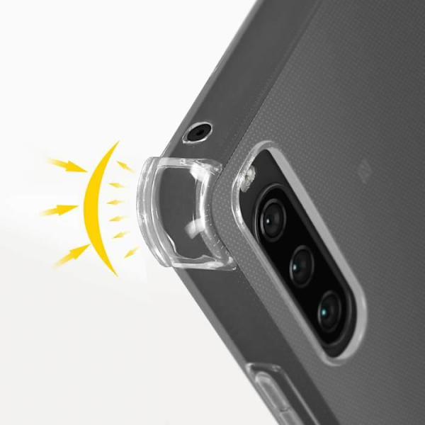 Sony Xperia 10 IV Suojakuori - AVIZAR - Silikonigeeli - Vahvistetut kulmat - Läpinäkyvä Transparent