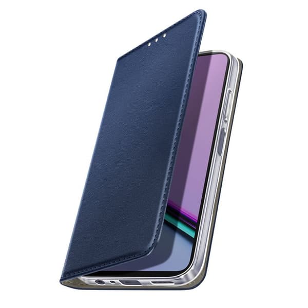 Foliofodral - AVIZAR - Realme Note 60 - Syntetiskt läder - Kortficka - Video Stöd Blå