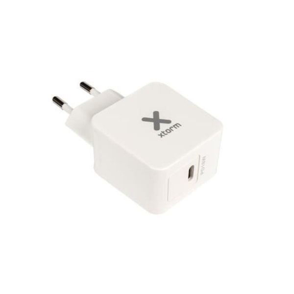 Xtorm Strömadapter + USB-C PD-kabel Vit