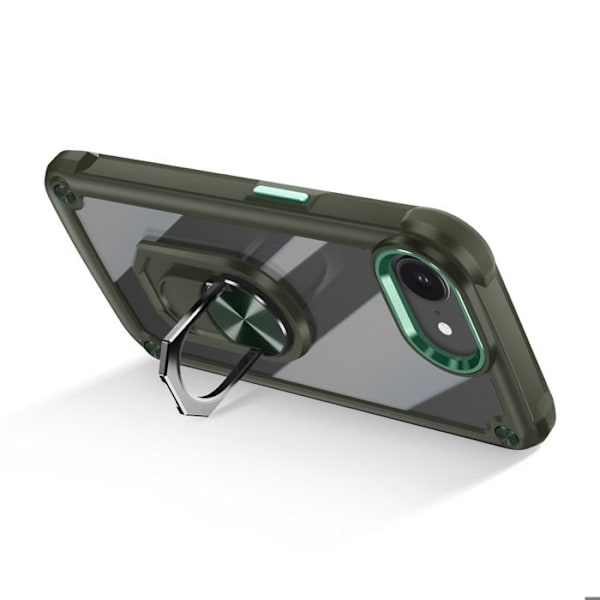 Skydd för iPhone 16e Magnetring Videostöd Grön Grön