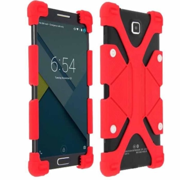 Universal Anti-Shock Case med videounderstøttelse Rød til Sony Xperia C5 Ultra Dual