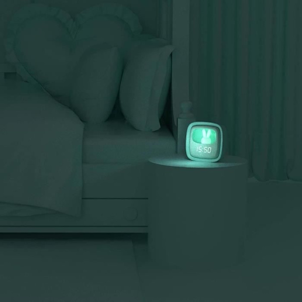 Mob - Billy Clock Touch Alarm & Night Light - Turkos Turkos