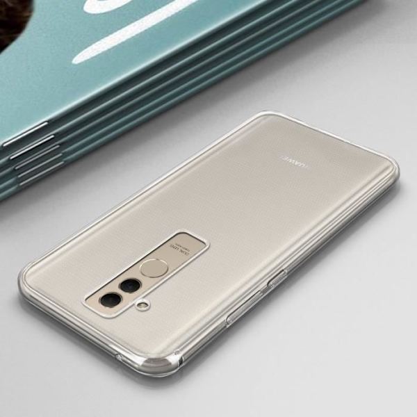 Kuori - Huawei - Mate 20 Lite - Pehmeä Suoja - Silikoni Geeli - Kirkas Vit