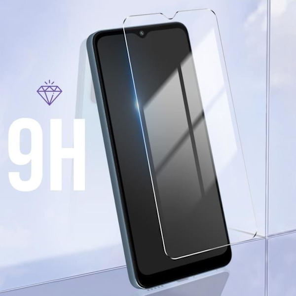 Härdat glas - AVIZAR - Xiaomi Redmi A1 2022 - 9H hårdhet - Anti-repa - Ultratunn