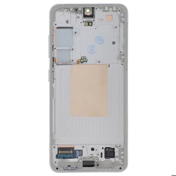 Fuld OLED-skærm - AVIZAR - Galaxy S24 - Sort - Forberedt - Indbyggede flex-connectorer Svart