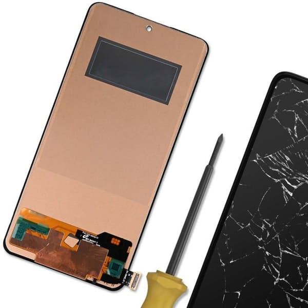 LCD- og Touchscreen Erstatning Kompatibel med OnePlus Nord N10 5G Sort