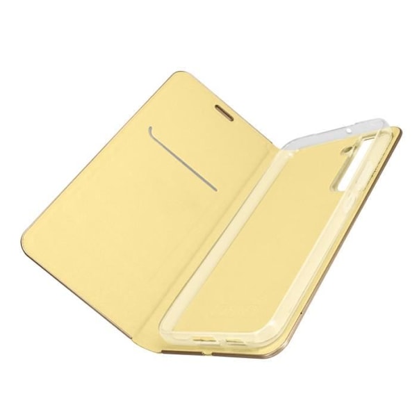 Samsung Galaxy S22 Plus skal - FORCELL - Luna Book Gold - Kortförvaring - Videostöd - Gul gyllene